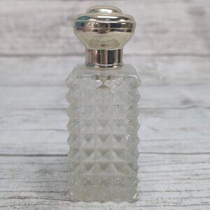 Vintage Step Paris Glass Perfume Bottle - Empty